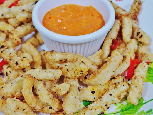 Crispy Calamari with Gochujang Mayonnaise | Spring Tomorrow