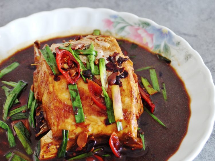 Braised Leatherjacket Fish Recipe  Spring Tomorrow